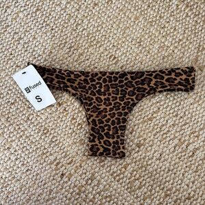 NWT - FUSED Hawaii Manini Leopard Print Cheeky Bikini Bottom - Womens S